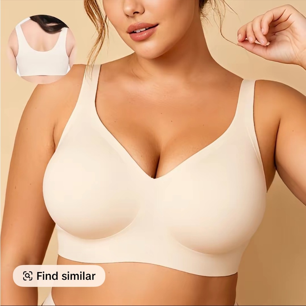 Soft intentions Cream Seamless Jelly  Bra